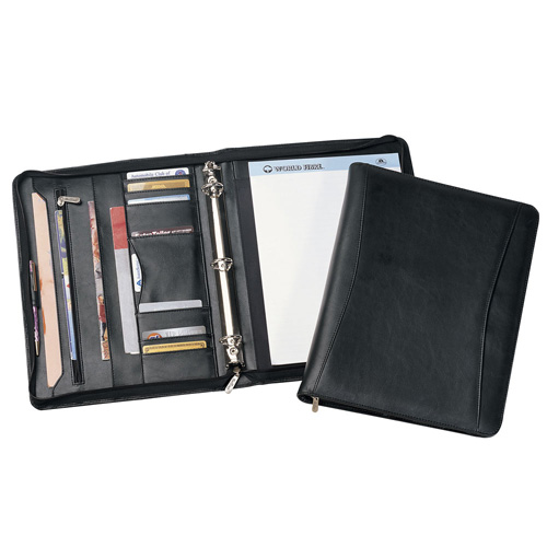 New GOODHOPE Zip Around 3 Ring Binder Padfolio Organizer  